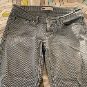 Levi Railroad Skinny Jeans Size 11